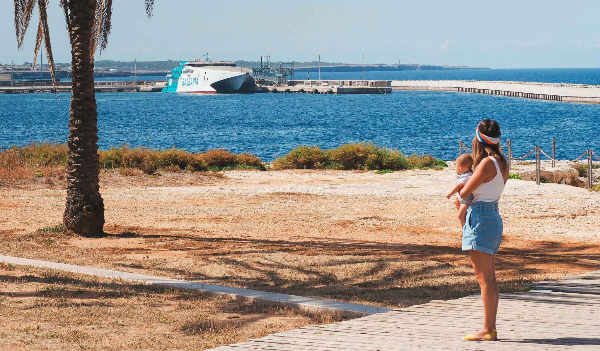 El primer viaje en familia a Menorca