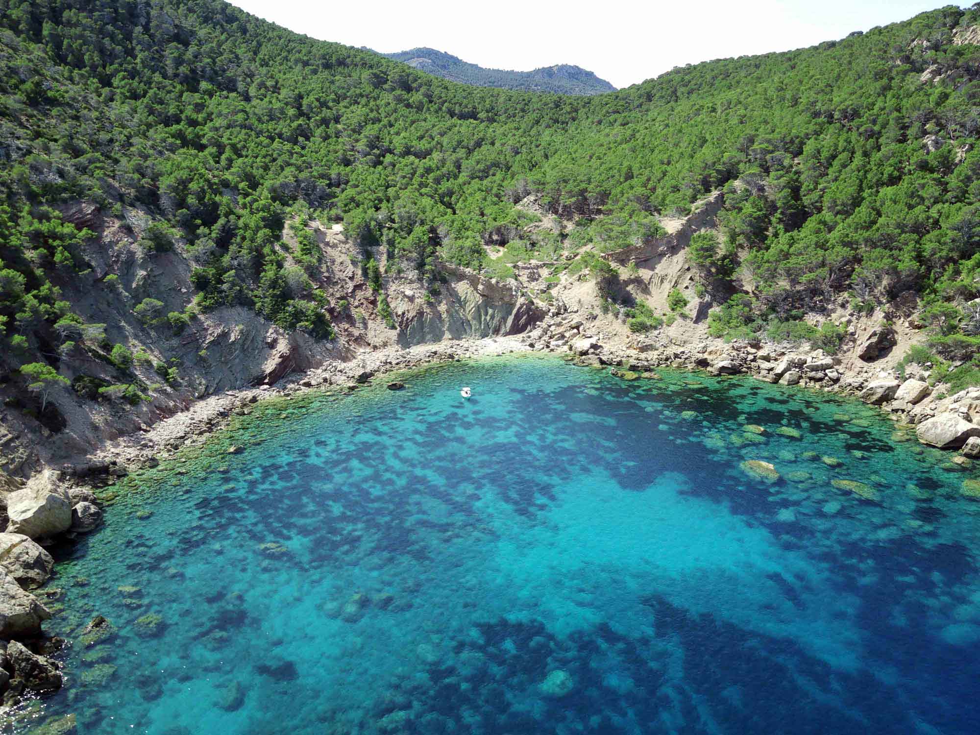 Senderos de snorkel en Andratx