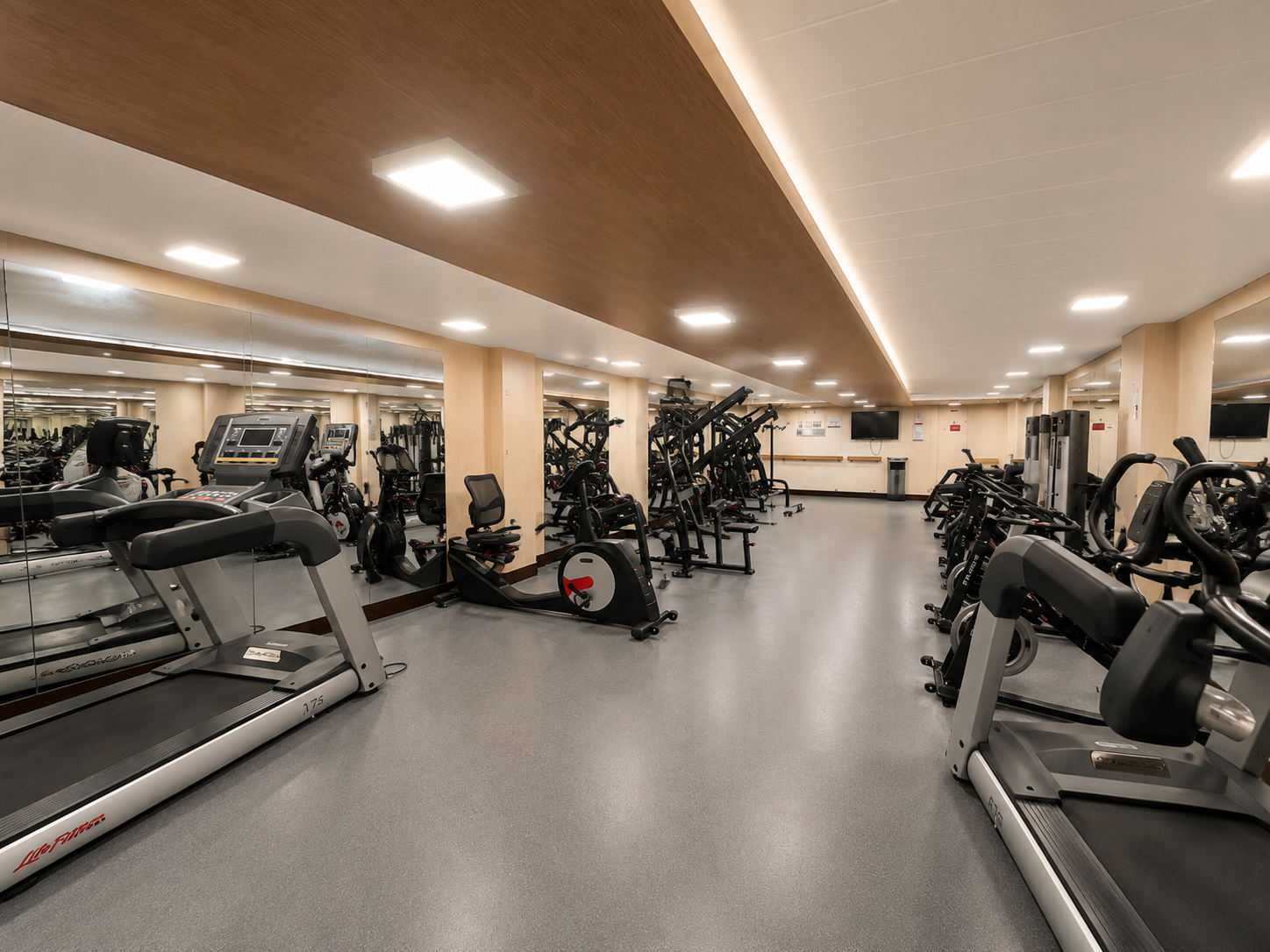 Gimnasio a bordo del Volcán de Tinamar