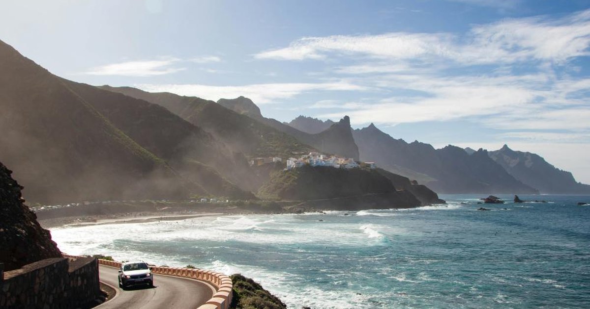 Costa y paisaje natural de las Islas Canarias